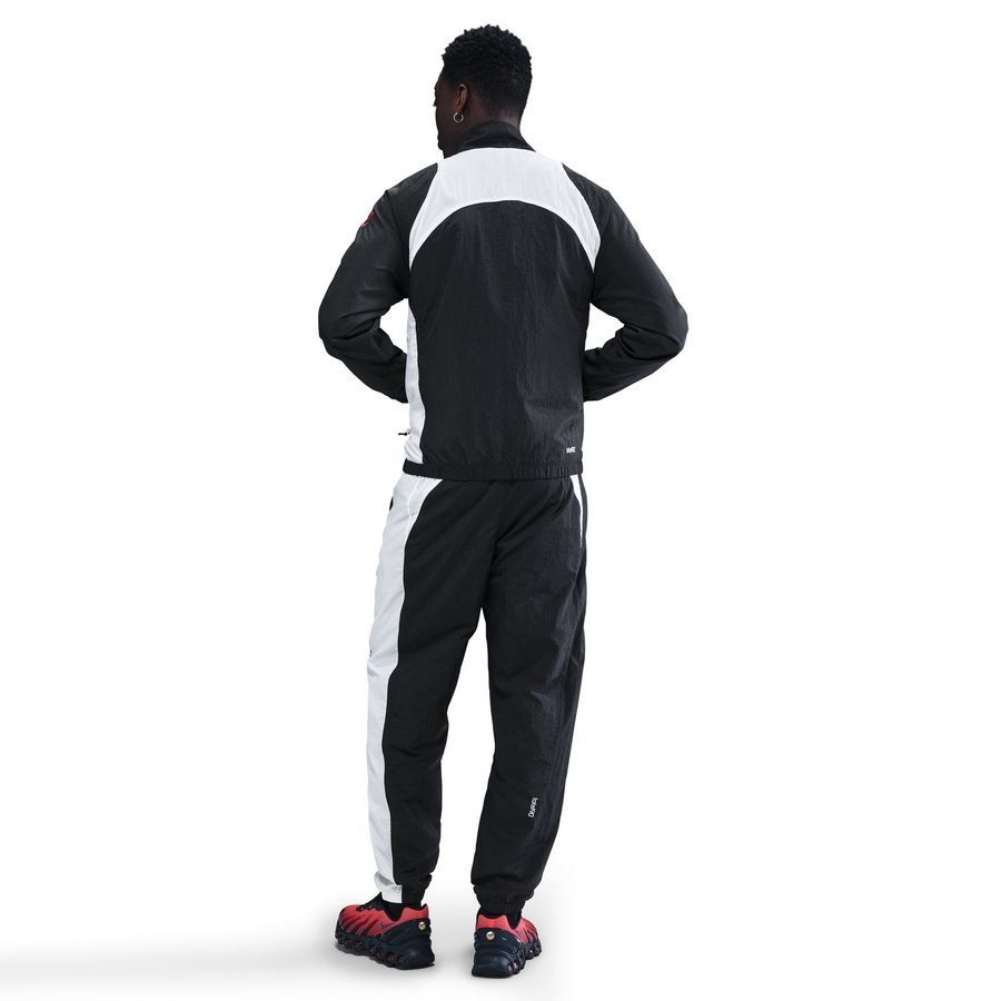 Paris Saint Germain Track Jacket T90 Woven GX 3rd - Black/White/Global Red - Men's-SoccerKits Hub | Buy Soccer Jerseys Online